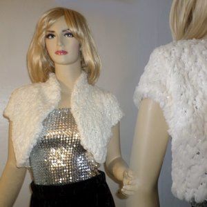 HAVE Fashion  Arctic White Half Party Jacket